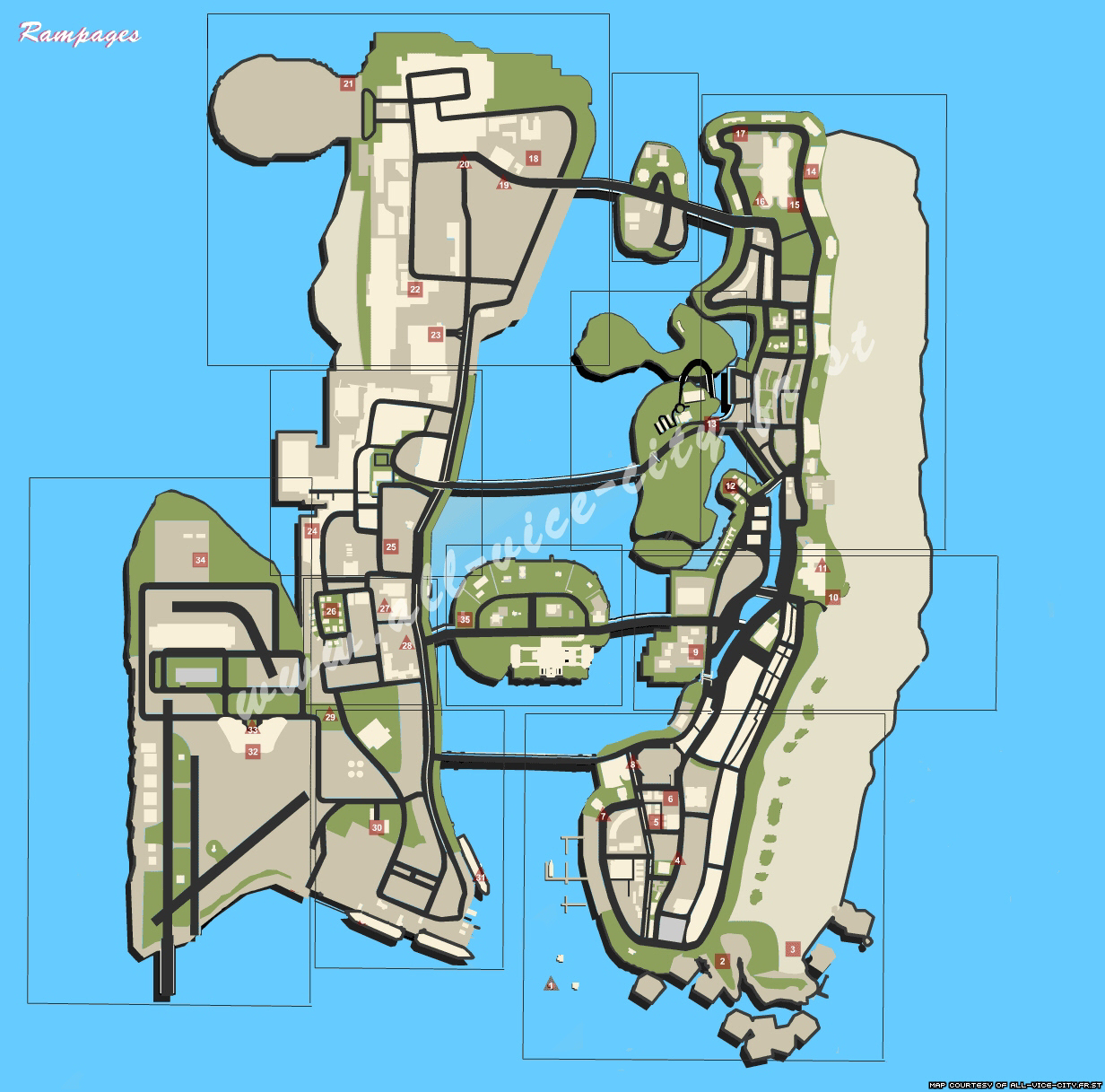 printworks vice city map